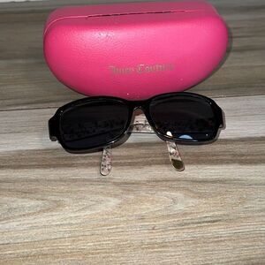 Juicy Couture Womens Sunglasses Brown/Floral JU555/S 0086Y6 W/Pink Case